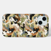 Groene klassieke camouflage Case-Mate iPhone case (Achterkant (horizontaal))