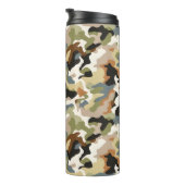 Groene klassieke camouflage thermosbeker (Geroteerd rechts)