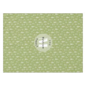 Groene klassieke kerstboom Familievakantie Tafelkleed (Voorkant (Horizontaal))