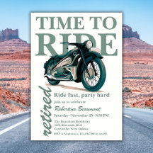 Groene Klassieke Motorfiets Rijd Snel Pensioenfees