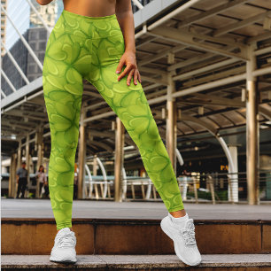 Groene klaver bladeren patroon Lucky Patrick's Day Leggings