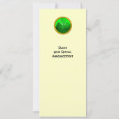 GROENE KLAVER EDELGESTEENTE, ST. PATRICK'S DAG FEE KAART (Achterkant)