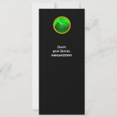 GROENE KLAVER EDELMETAAL, ST. PATRICK'S DAY FEESTJ KAART (Achterkant)