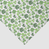 Groene Klaver Tissuepapier (Detail)