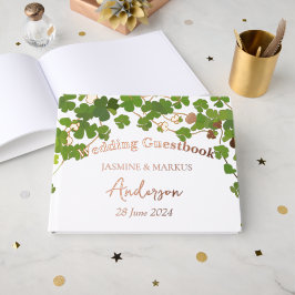 Groene Klaverblaadjes Bruidsboeket  Gastenboek