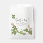 Groene klaverblad St. Patrick's Day Bedankt  Bedankzakje (Voorkant)