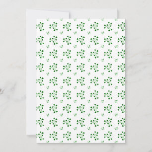 Groene klavercirkels patroon