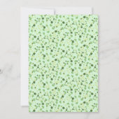 Groene Klaveren met Vier Bladeren St. Patrick's Da Kaart (Voorkant)