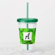 Groene Klavers Foto Welvaart Bijbel Verse Initiaal