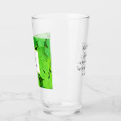 Groene Klavers Foto Welvaart Bijbel Verse Initiaal Glas (Links)