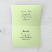 Groene Klavers Foto Welvaart Bijbelvers Schattige Kaart (Binnen)