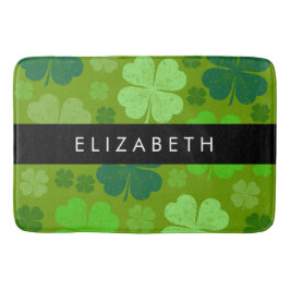 Groene Klavers, Lucky Clovers, Jouw naam Badmat