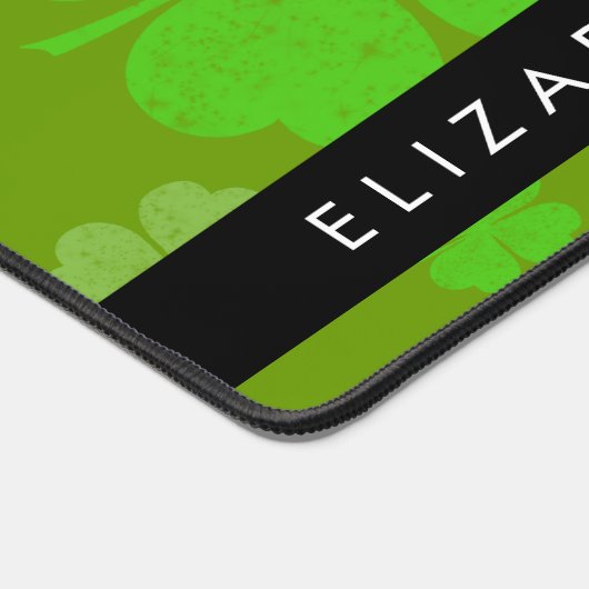 Groene Klavers, Lucky Clovers, Jouw naam Bureaumat (Hoek)