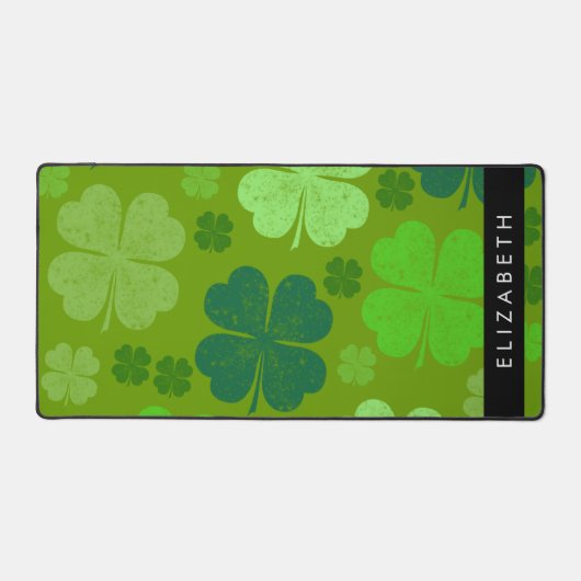 Groene Klavers, Lucky Clovers, Jouw naam Bureaumat (Voorkant)