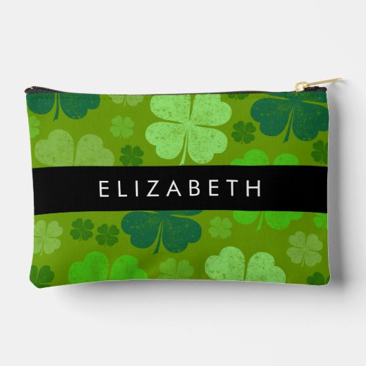 Groene Klavers, Lucky Clovers, Jouw naam Etui (Achterkant)