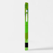 Groene Klavers, Lucky Clovers, Jouw naam iPhone Hoesje (Linkerkant)