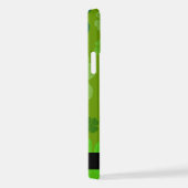 Groene Klavers, Lucky Clovers, Jouw naam iPhone Hoesje (Rechterkant)