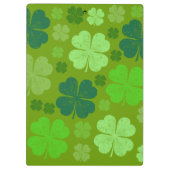 Groene Klavers, Lucky Clovers, Jouw naam Klembord (Achterkant)