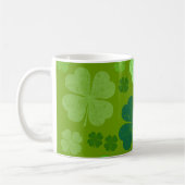 Groene Klavers, Lucky Clovers, Jouw naam Koffiemok (Links)