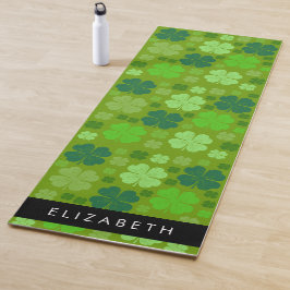 Groene Klavers, Lucky Clovers, Jouw naam Yogamat