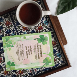 Groene Klavers Shamrock Achtergrond St. Patrick's 