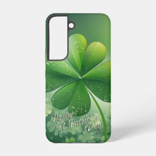 Groene Klavertjes Prettige St. Patrick's Dag (7) c Samsung Galaxy Hoesje