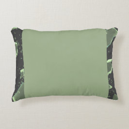 Groene kleur accent kussen