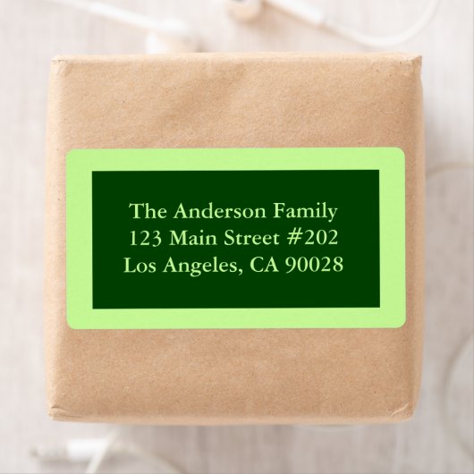 groene kleur etiket (Insitu)