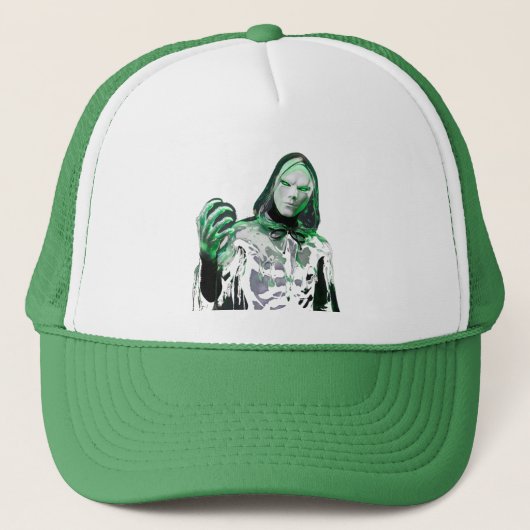 Groene kleur horror pet logo (Voorkant)