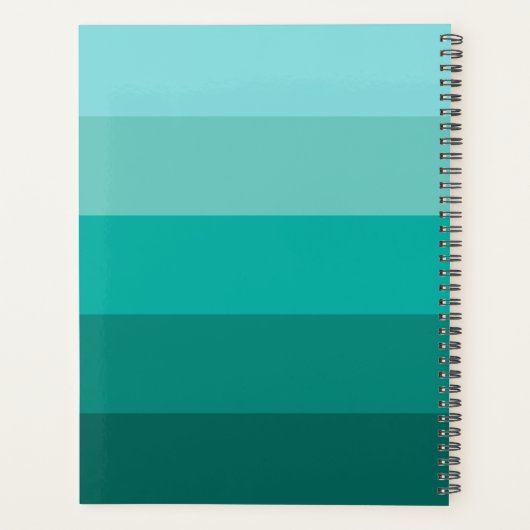 Groene kleur planner (Achterkant)