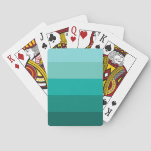 Groene kleur pokerkaarten