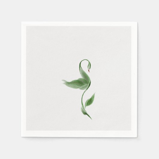 Groene kleur servet (Voorkant)