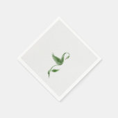 Groene kleur servet (Hoek)