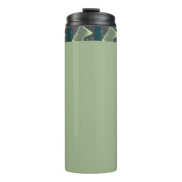 Groene kleur thermosbeker
