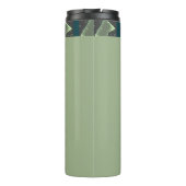 Groene kleur thermosbeker (Achterkant)