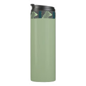 Groene kleur thermosbeker (Geroteerd rechts)