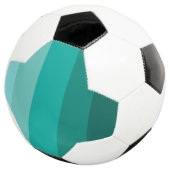 Groene kleur voetbal (Drie kwart)