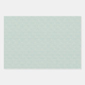 Groene Kleuren Inpakpapier Vellen (Voorkant 3)