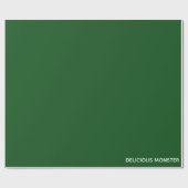 Groene kleurnaam van Delicious Monster Cadeaupapier (Vlak)