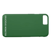 Groene kleurnaam van Delicious Monster Case-Mate iPhone Case (Achterkant (Horizontaal))
