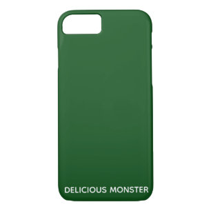 Groene kleurnaam van Delicious Monster iPhone 8/7 Hoesje