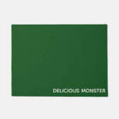Groene kleurnaam van Delicious Monster Deurmat (Voorkant)