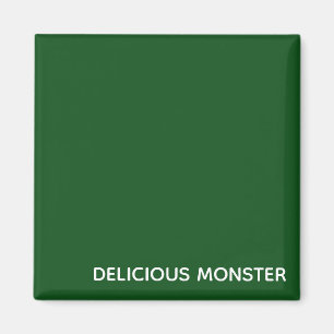Groene kleurnaam van Delicious Monster Magneet