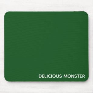 Groene kleurnaam van Delicious Monster Muismat