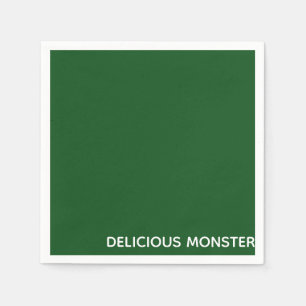 Groene kleurnaam van Delicious Monster Servet