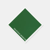 Groene kleurnaam van Delicious Monster Servet (Hoek)