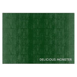 Groene kleurnaam van Delicious Monster Snijplank