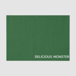 Groene kleurnaam van Delicious Monster Tissuepapier
