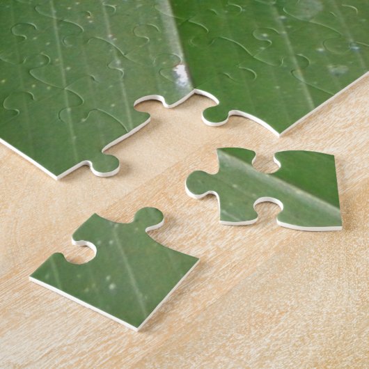Groene kleurrijke Oerwoud kikker Legpuzzel (Zijkant)