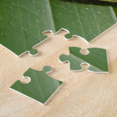 Groene kleurrijke Oerwoud kikker Legpuzzel (Zijkant)